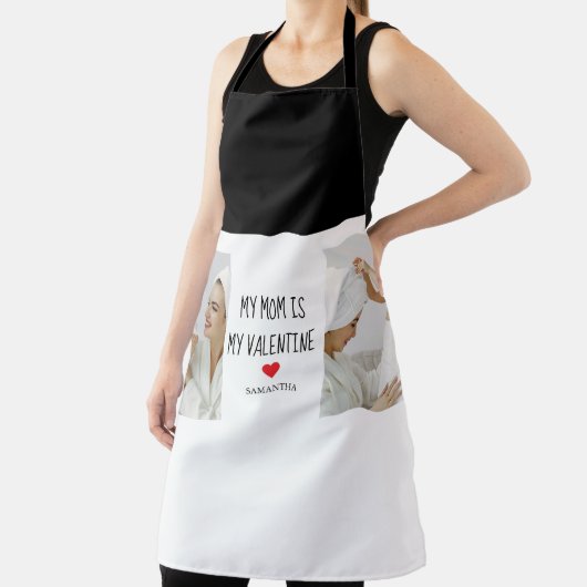 Collage Foto | Mijn moeder is mijn Valentijn Gift Schort (Insitu)