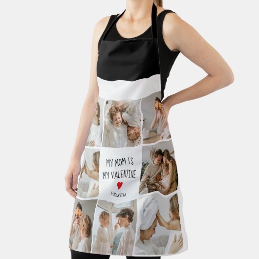 Collage Foto | Mijn moeder is mijn Valentijn Gift Schort (Insitu)