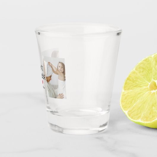 Collage Foto | Mijn moeder is mijn Valentijn Gift Shot Glas (Rechts)