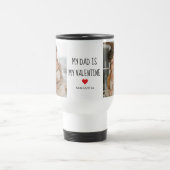 Collage Foto | Mijn vader is mijn Valentijn Gift Reisbeker (Center)