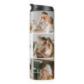 Collage Foto | Mijn vader is mijn Valentijn Gift Thermosbeker (Geroteerd rechts)