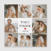 Collage Foto | Mijn vader is mijn valentijnscadeau (Voorkant)