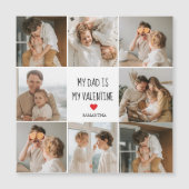 Collage Foto | Mijn vader is mijn Valentijnsdag Ca (Voorkant)