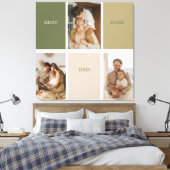 Collage Foto Modern Best Pap Ever Gift Canvas Afdruk (Insitu (Slaapkamer))