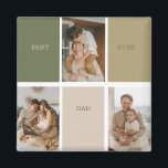 Collage Foto Modern Best Pap Ever Gift Magneet<br><div class="desc">Een Collage Foto Modern Best Pap Ever Gift is een perfecte manier om je waardering voor je vader te shows. Dit cadeau bestaat uit een moderne fotocollage, met meerdere foto's van jou en je vader, die de speciale momenten en herinneringen belicht die je samen hebt gedeeld. De foto's zijn op...</div>