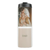 Collage Foto Modern Best Pap Ever Gift Thermosbeker (Voorkant)