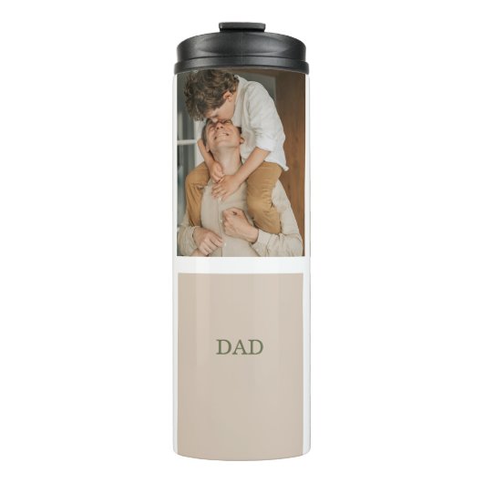 Collage Foto Modern Best Pap Ever Gift Thermosbeker (Voorkant)