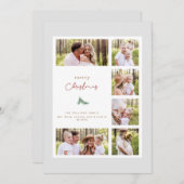 Collage Foto Moderne Vakantie Kaart (Voorkant / Achterkant)