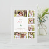 Collage Foto Moderne Vakantie Kaart (Staand voorkant)