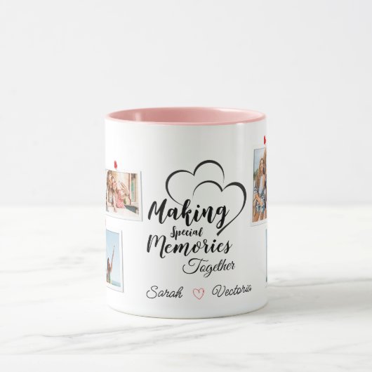 Collage foto Muge voor Beste Vriend Mok (Midden)