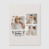 Collage Foto & Oma's Keuken Is Altijd Geopend (Voorkant)