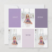 Collage Foto Paars Best Mam Ever Cadeft (Voorkant)