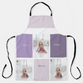Collage Foto Paars Best Mam Ever Cadeft Schort (Voorkant)
