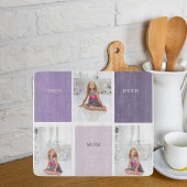 Collage Foto Paars Best Mam Ever Cadeft Snijplank