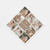 Collage Foto Pap We houden van je gelukkige vaderd Servet (Hoek)