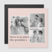 Collage Foto Pastel Roze Best Grandma Gift (Voorkant / Achterkant)