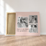 Collage Foto Pastel Roze Best Grandma Gift Canvas Afdruk<br><div class="desc">Op zoek naar het perfecte cadeau voor je grootmoeder? Bekijk een prachtige collage foto in pastelroze tinten. Dit sentimentele en doordachte geschenk is perfect voor elke gelegenheid, van verjaardagen tot Moederdag en verder. De collage foto kan worden aangepast om afbeeldingen van de geliefden van je grootmoeder, waaronder haar kinderen, kleinkinderen...</div>