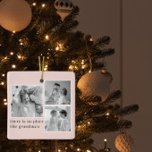 Collage Foto Pastel Roze Best Grandma Gift Keramisch Ornament