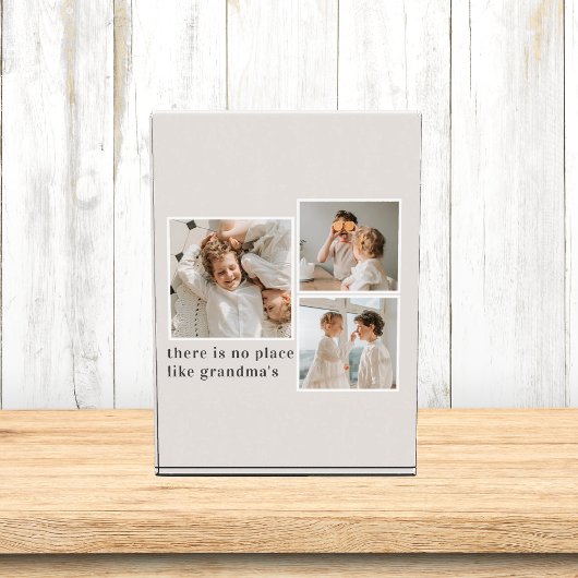 Collage Foto & Quote Best Grandma Gift