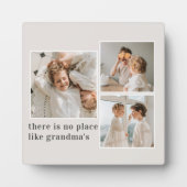 Collage Foto & Quote Best Grandma Gift Fotoplaat (Voorkant)