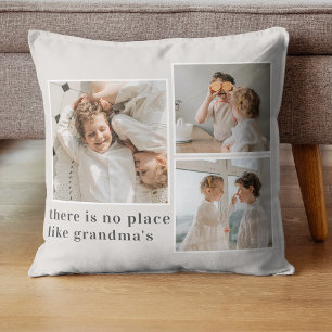Collage Foto & Quote Best Grandma Gift Kussen