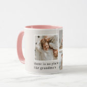 Collage Foto & Quote Best Grandma Gift Mok (Voorkant links)