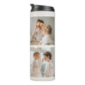 Collage Foto & Quote Best Grandma Gift Thermosbeker (Geroteerd rechts)