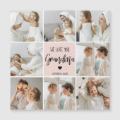 Collage Foto Roze We houden van je oma Best Gift (Voorkant)