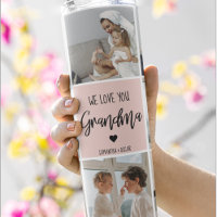 Collage Foto Roze We houden van je oma Best Gift