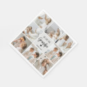 Collage Foto | We houden van je opa Gift Servet (Hoek)