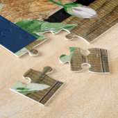 Collage Foto We houden van oma Foliage Legpuzzel (Zijkant)