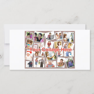 Collage-fotokaart