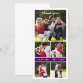 Collage-fotokaart | Aangepaste bedankkaart (Voorkant / Achterkant)