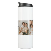 Collage Foto's Beste Gift voor Dad Thermal Tumbler Thermosbeker (Geroteerd rechts)