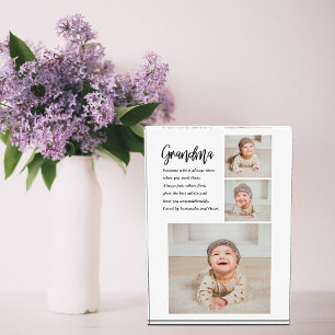 Collage foto's en beste grootmoeder ooit