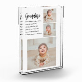 Collage foto's en beste grootmoeder ooit (Links)