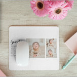 Collage foto's en beste grootmoeder ooit muismat<br><div class="desc">"Collage Photo & Best Grandma Ever" is een prachtig en doordacht geschenk dat elke oma graag zou willen ontvangen. Dit unieke geschenk combineert een gepersonaliseerde fotocollage met het hartverscheurende bericht "Beste oma Ever" om een zinvolle en gepersonaliseerde keepslag te creëer. De fotocollage kan met uw keus van afbeeldingen worden aangepast,...</div>