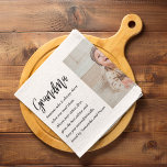 Collage foto's en beste grootmoeder ooit theedoek<br><div class="desc">"Collage Photo & Best Grandma Ever" is een prachtig en doordacht geschenk dat elke oma graag zou willen ontvangen. Dit unieke geschenk combineert een gepersonaliseerde fotocollage met het hartverscheurende bericht "Beste oma Ever" om een zinvolle en gepersonaliseerde keepslag te creëer. De fotocollage kan met uw keus van afbeeldingen worden aangepast,...</div>