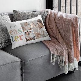 Collage foto's en kleurrijke Pasen | Vakantietoesl Kussen