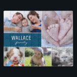 Collage foto's met familienaam 5 afbeeldingen puzzel<br><div class="desc">Collage Foto's met familienaam 5 Afbeeldingen Jigsaw Puzzle Creëer een uniek en leuk cadeau met onze Collage Foto's met familienaam 5 Afbeeldingen Jigsaw Puzzle. Met deze aanpasbare acrylpuzzel kunt u vijf van uw favoriete familiefoto's en de familienaam toevoegen, waardoor het een perfecte aandenken is voor elke gelegenheid. Personaliseer de puzzel...</div>