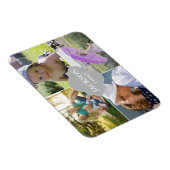 Collage foto's met familienaam multi-afbeeldingen magneet (Rechterzijde)