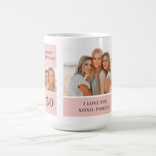 Collage Friend-foto's | Happy Birthday Gift Koffiemok (Center)