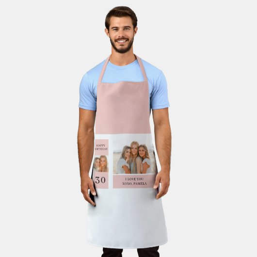 Collage Friend-foto's | Happy Birthday Gift Schort (Gedragen)