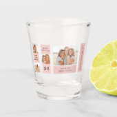 Collage Friend-foto's | Happy Birthday Gift Shot Glas (Voorkant)