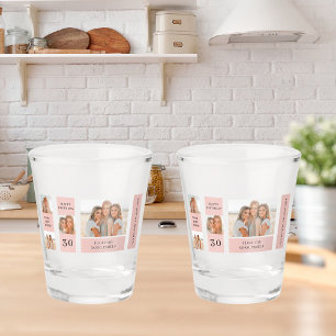 Collage Friend-foto's   Happy Birthday Gift Shot Glas