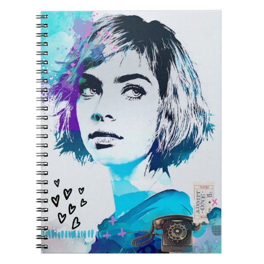 Collage geef er een toe | Notitieboek Journal (Voorkant)