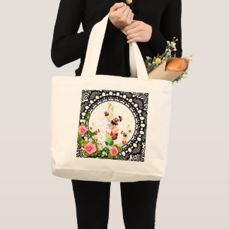Collage  grote tote bag