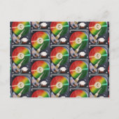 Collage harde schijf computer briefkaart (Voorkant)