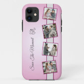 Collage heerlijke Couple 4 Foto iPhone Case (Achterkant)