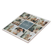 Collage Holiday-foto's | Vrolijk kerstfeest | Cade Tegeltje (Zijkant)